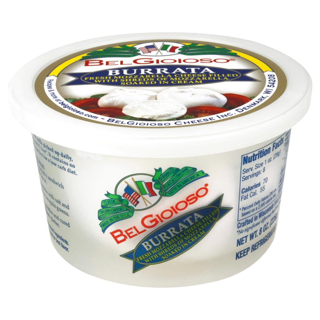 BelGioioso Cheese Burrata 8oz Pack Alan