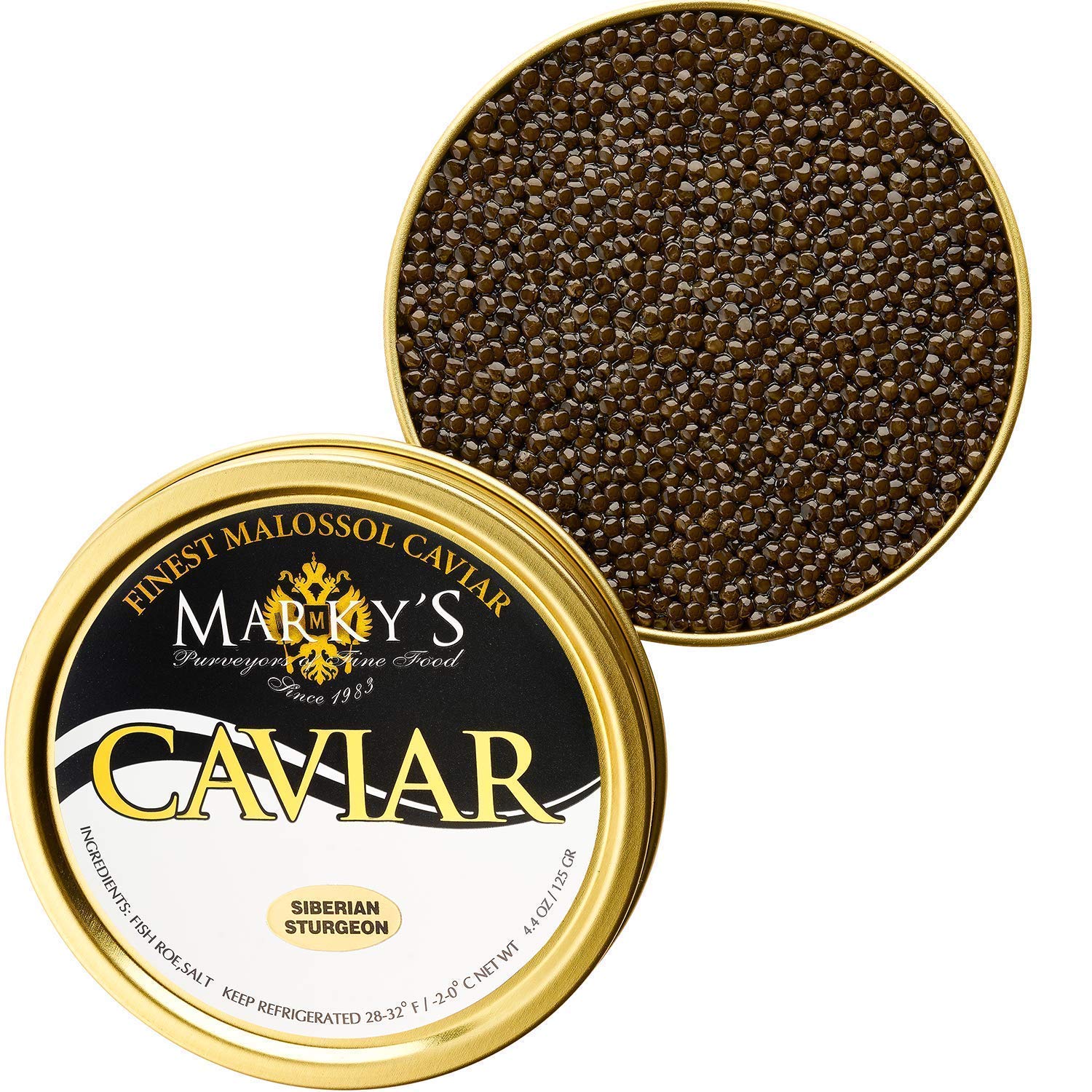 Marky's Caviar Siberian Sturgeon (USA) 1oz Jar Alan's Market