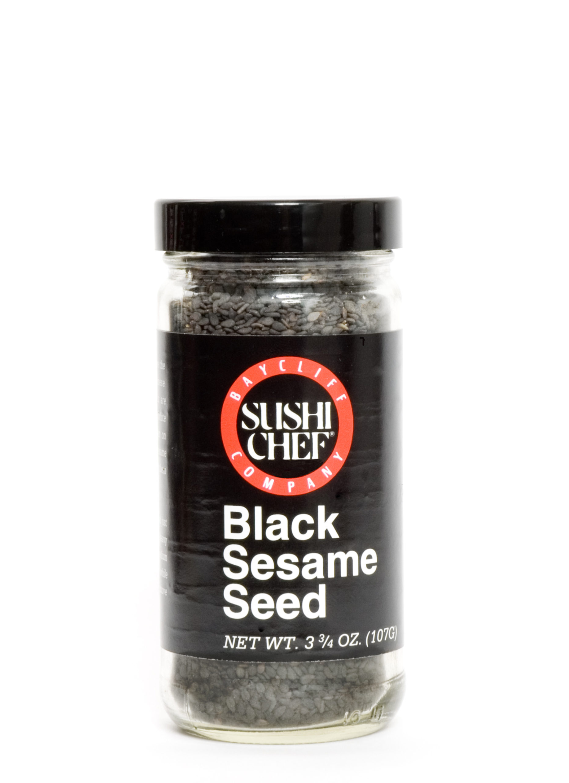 Sushi Chef Black Sesame Seeds 3.75oz Alan's Market